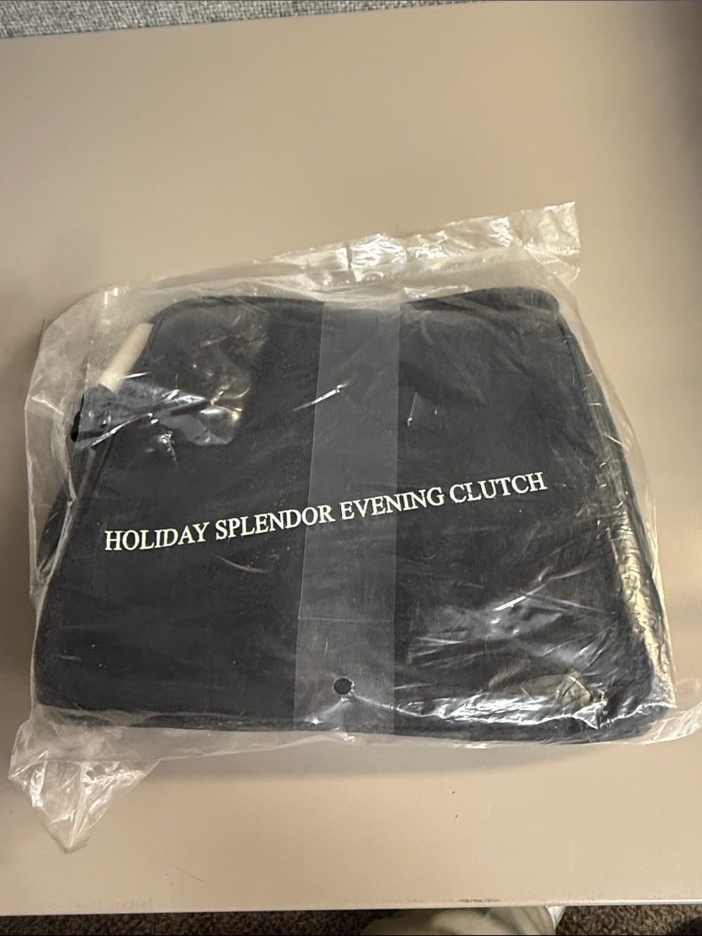 Avon Holiday Splendor Evening Clutch - Black Vintage 1999 Factory Sealed Retro
